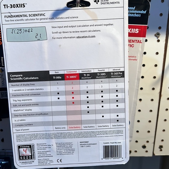 NWT TI-30XIIS Calculator - Picture 2 of 2